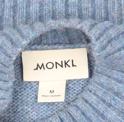 Womens UK Size M Monki Blue Pullover Jumper