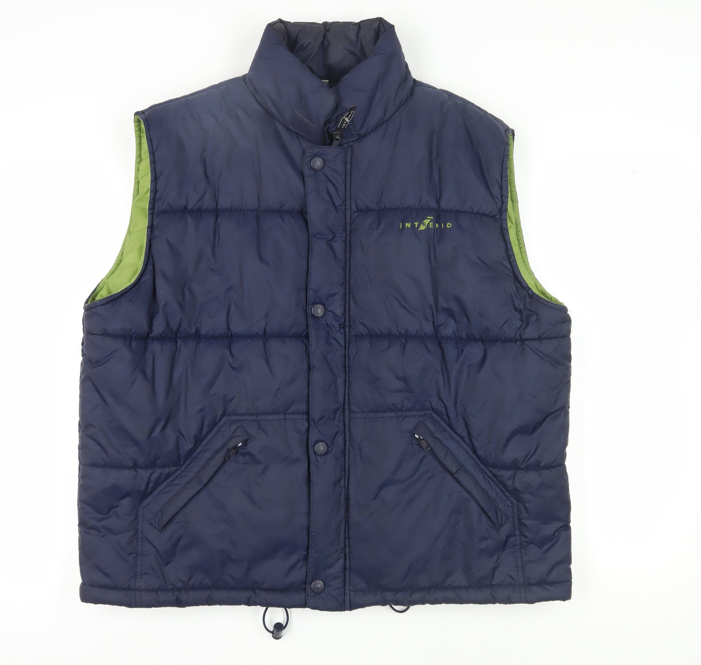 Mens UK Size L Intrepid Blue Puffer Jacket