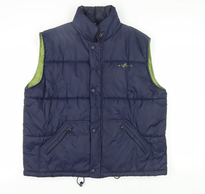 Mens UK Size L Intrepid Blue Puffer Jacket