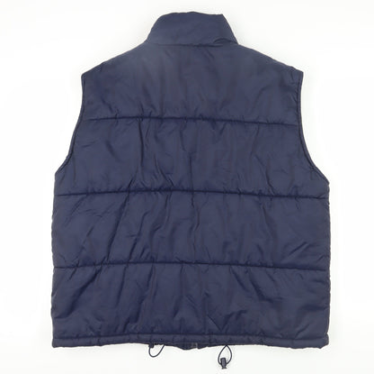 Mens UK Size L Intrepid Blue Puffer Jacket