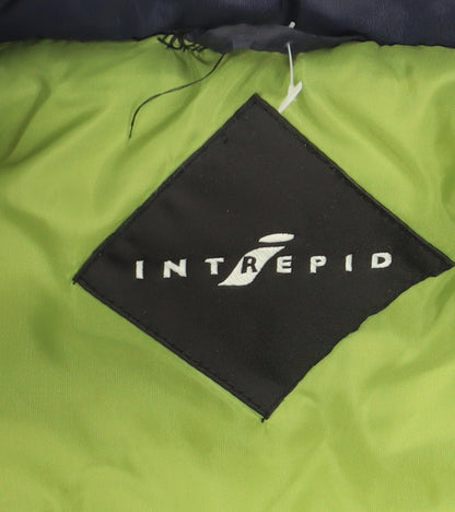 Mens UK Size L Intrepid Blue Puffer Jacket