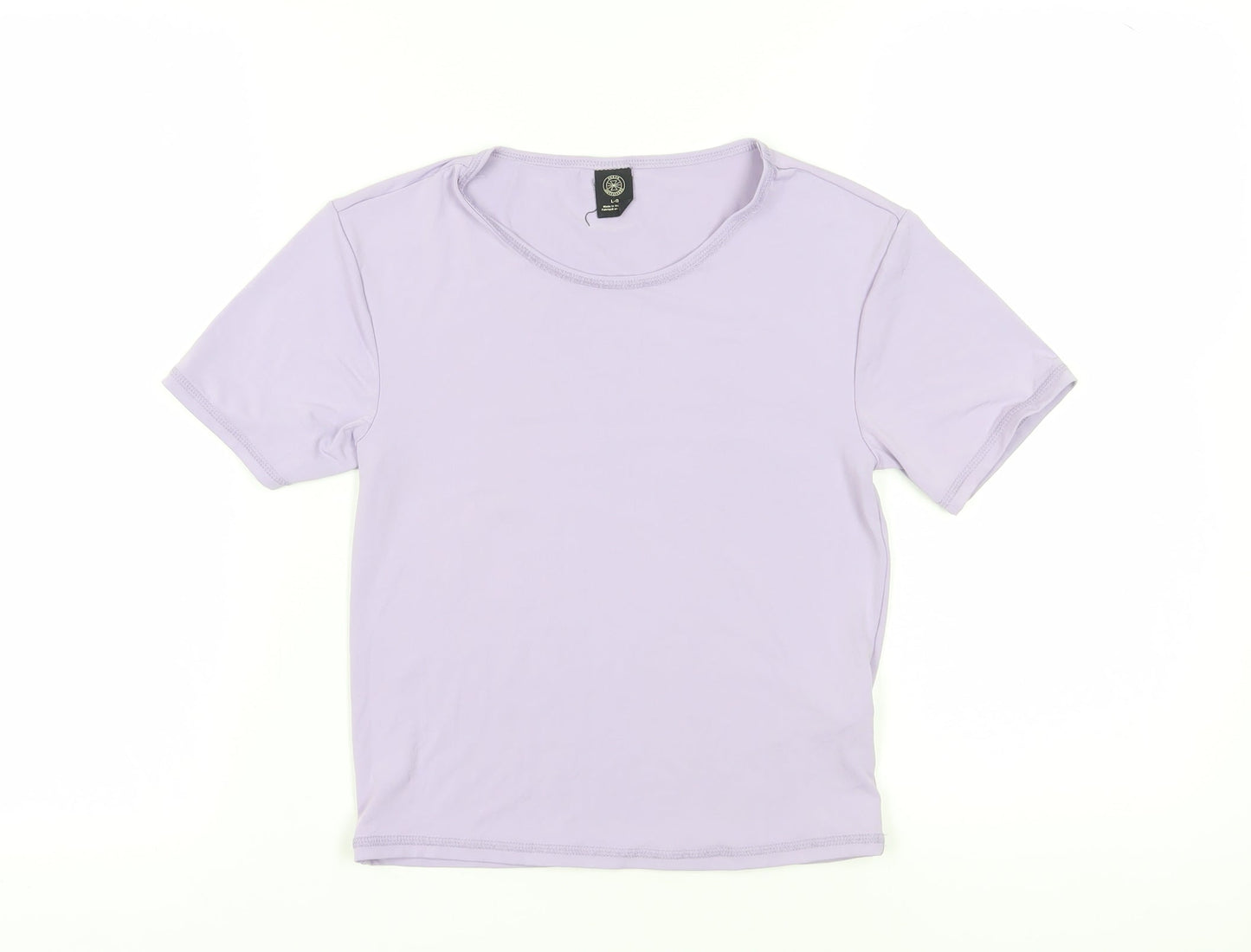 Womens UK Size L Urban Outfitters Purple Basic T-Shirt