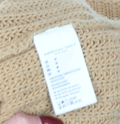 Womens UK Size M American Eagle Beige Pullover Jumper
