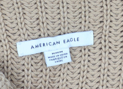 Womens UK Size M American Eagle Beige Pullover Jumper