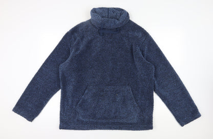 Mens UK Size L Marks and Spencer Blue Pullover Sweatshirt