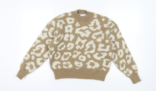 Womens UK Size M NEXT Beige Pullover Jumper