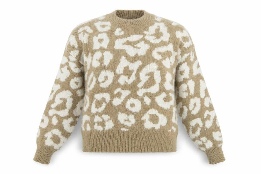 Womens UK Size M NEXT Beige Pullover Jumper