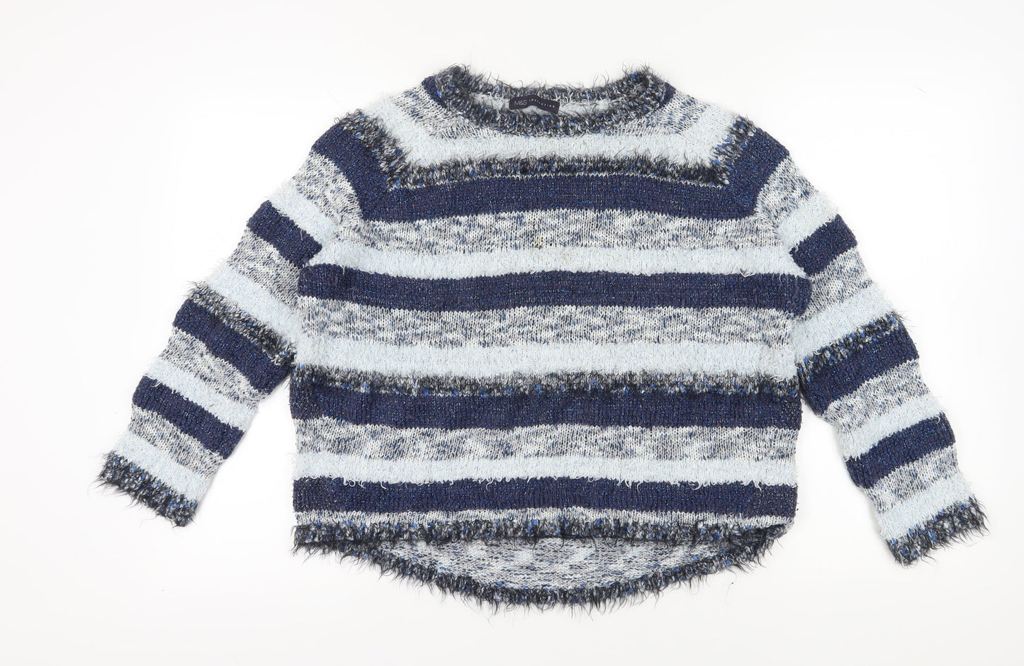 Womens UK Size 18 Marks and Spencer Blue Jumper Jumper