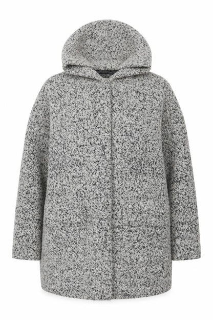 Marks & Spencer Women's Grey Mid-Length Hooded Coat
