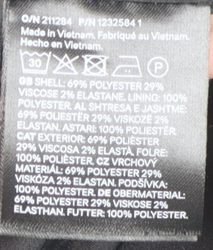 H&M Black Double-Breasted Blazer M Unisex Adults