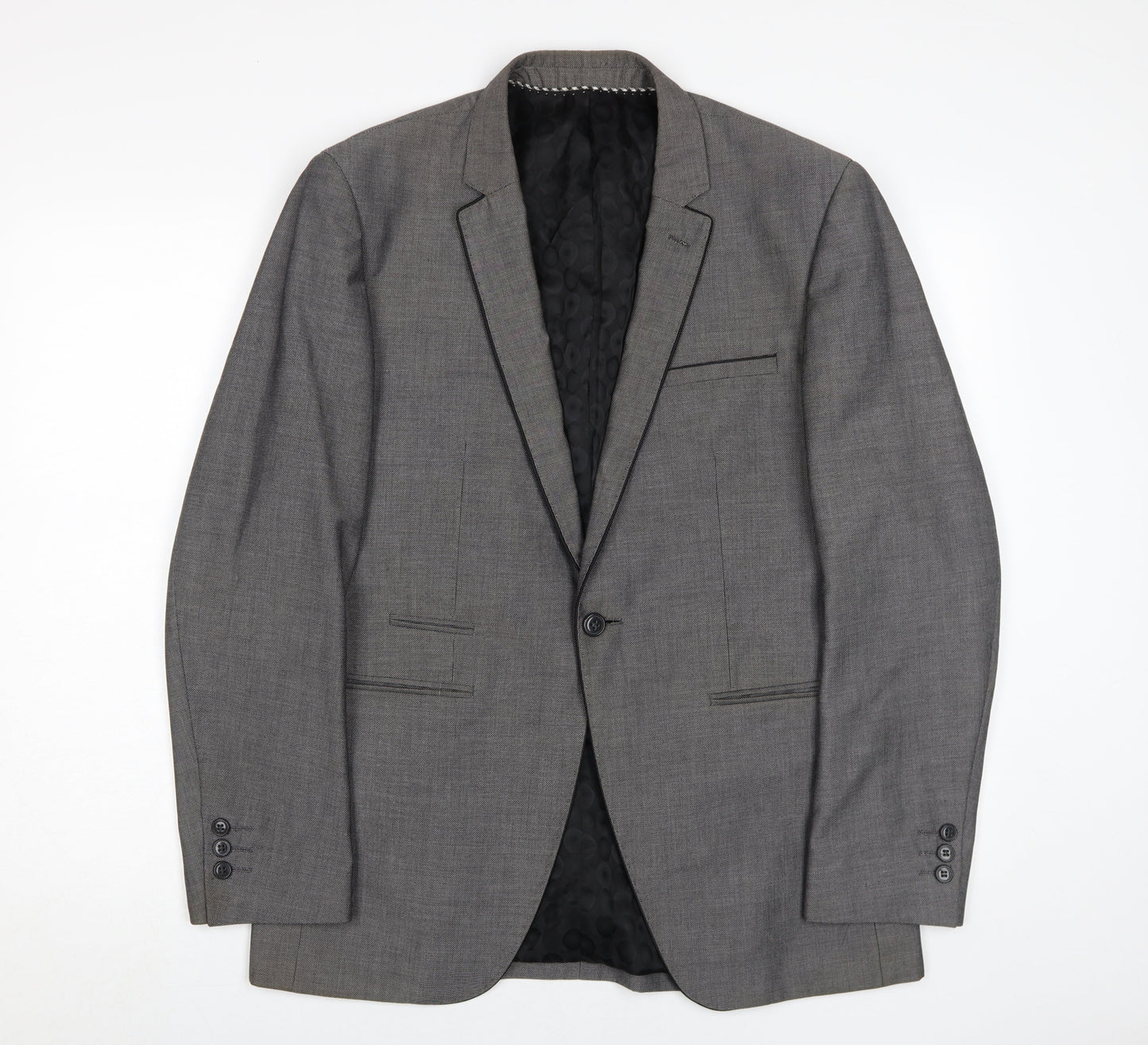 1860 Limited Collection Men's Grey Blazer Size 38R