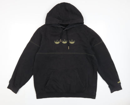 Adidas Men's Black Hoodie Medium Full Zip