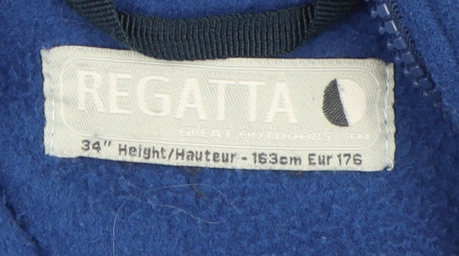 Unisex Adults UK Size S Regatta Blue Fleece