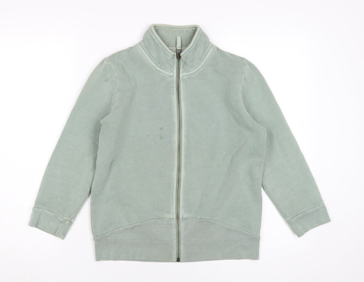 Womens UK Size L French Connection Green Full Zip Hoodie