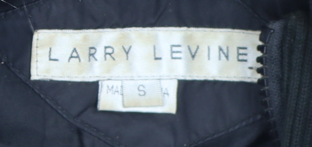 Womens UK Size S Larry Levine Black Puffer Jacket