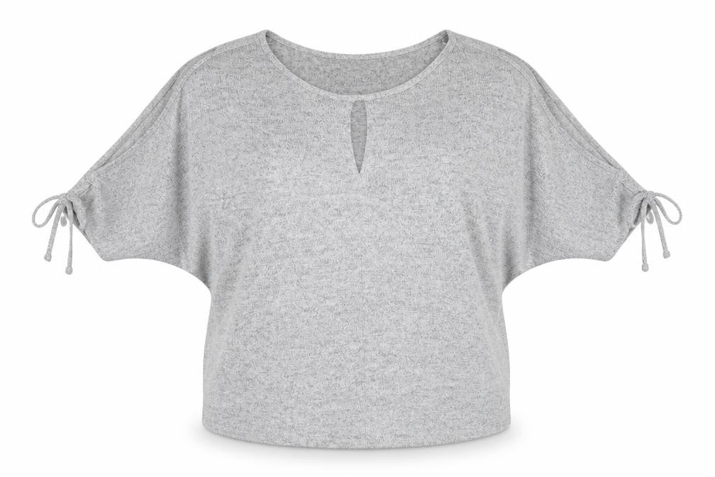 Womens UK Size 16 Red Herring Grey Basic T-Shirt