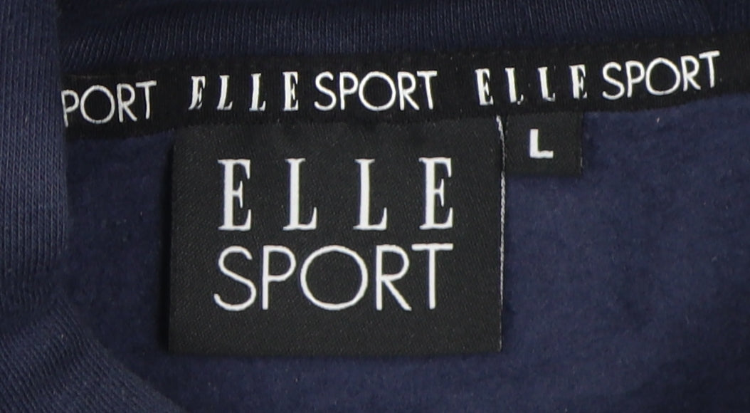 Elle Sport Women's Blue Pullover Hoodie Size L