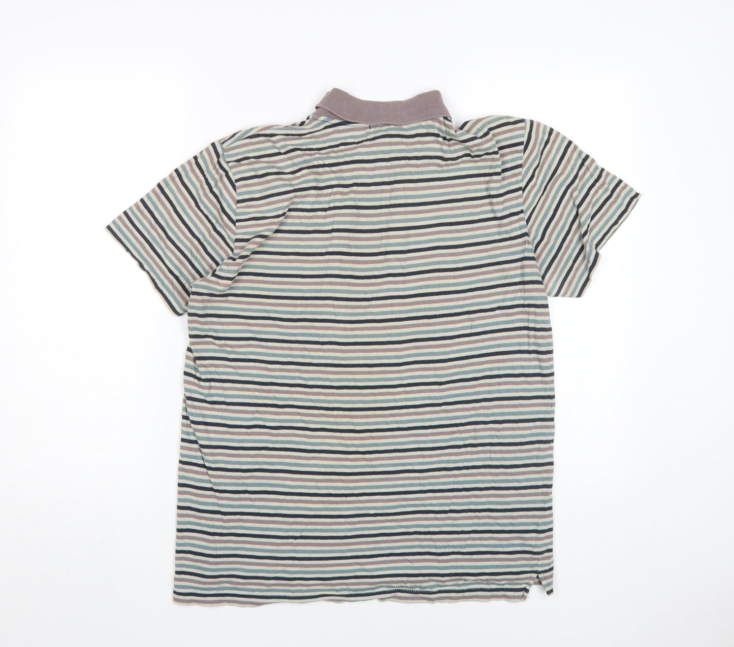 Paul Smith Men's Multicoloured Striped Polo L