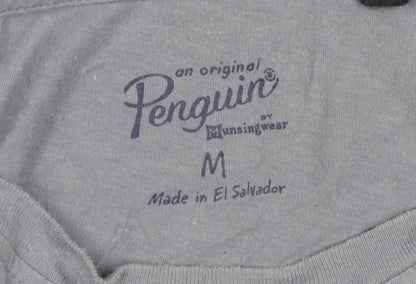 Penguin Men's Blue Medium Animal Graphic T-Shirt