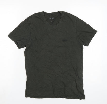 Mens UK Size S HUGO BOSS Green  T-Shirt