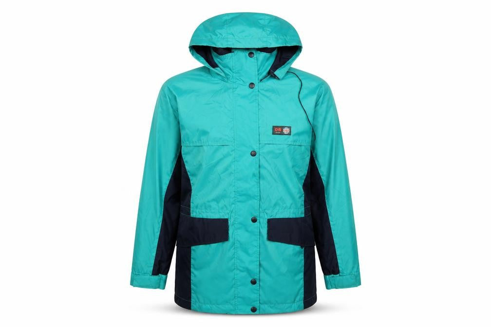 Mens UK Size M David Barry Green Rain Coat