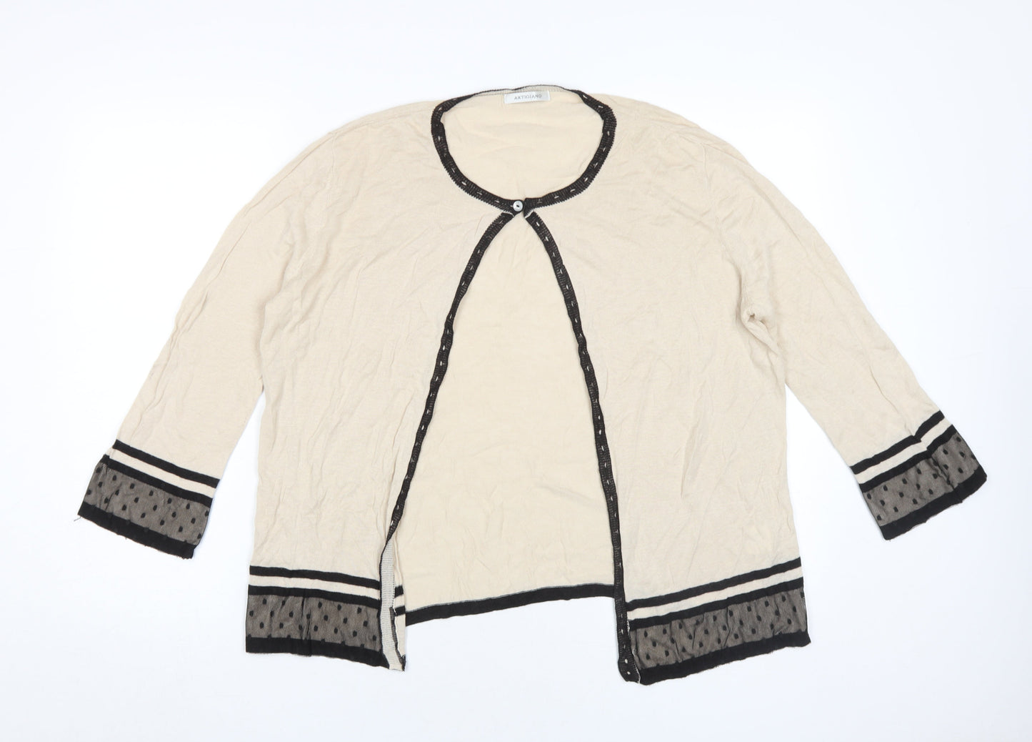 Artigiano Women's Beige Cardigan Size L