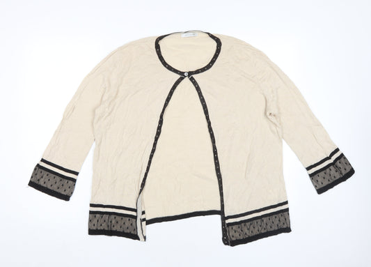 Artigiano Women's Beige Cardigan Size L