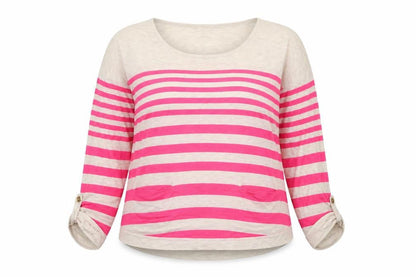 Warehouse Women’s Striped Pullover Jumper Size 16