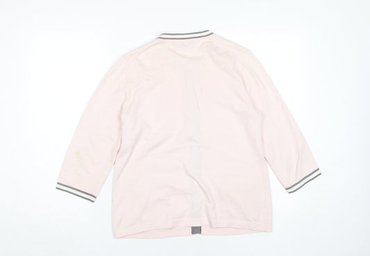 Womens UK Size M Viyella Pink Cardigan Jumper