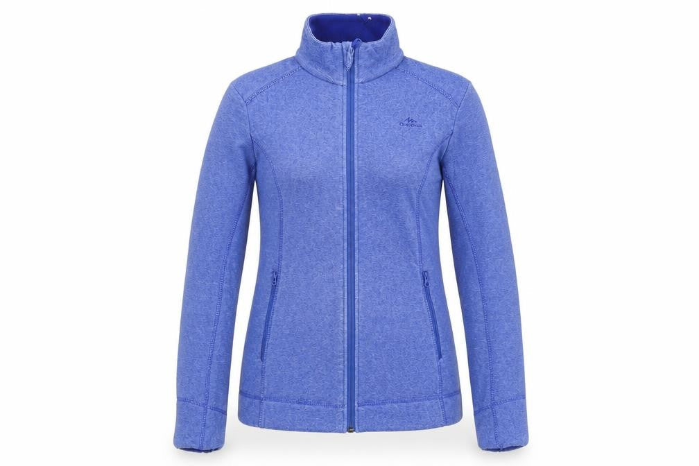 Womens UK Size S DECATHLON Blue Full Zip Sweatshirt