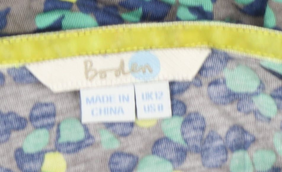 Boden Women's Multicoloured Jersey T-Shirt UK 12