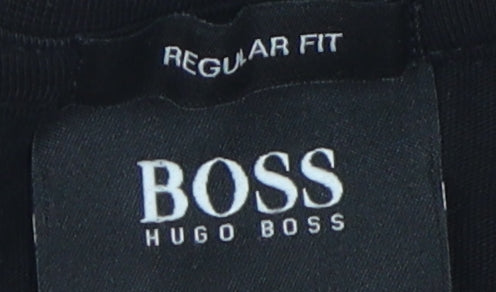 Mens UK Size XL HUGO BOSS Black  T-Shirt