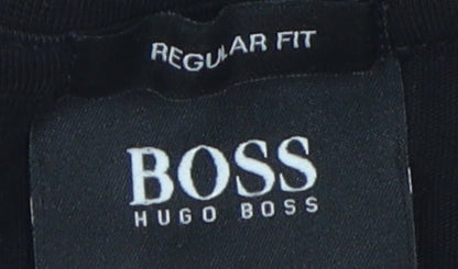 Mens UK Size XL HUGO BOSS Black  T-Shirt