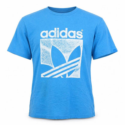 Mens UK Size M adidas Blue  T-Shirt