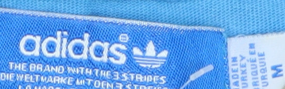 Mens UK Size M adidas Blue  T-Shirt