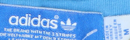 Mens UK Size M adidas Blue  T-Shirt
