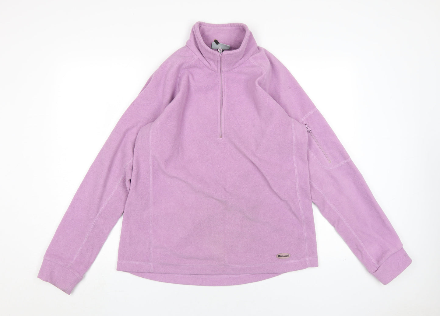 Outdoorscene Women's Purple Fleece Pullover, Size 14-16