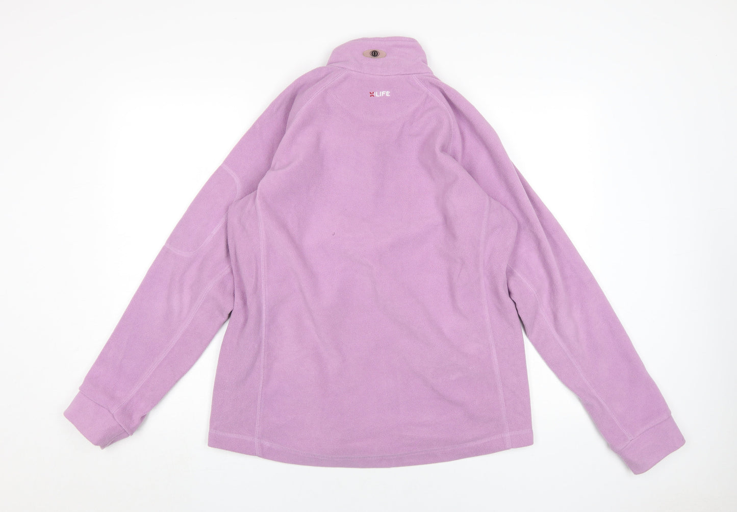 Outdoorscene Women's Purple Fleece Pullover, Size 14-16