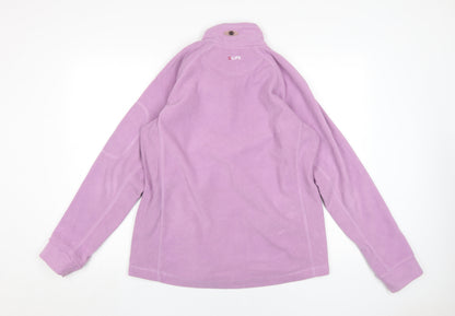 Outdoorscene Women's Purple Fleece Pullover, Size 14-16