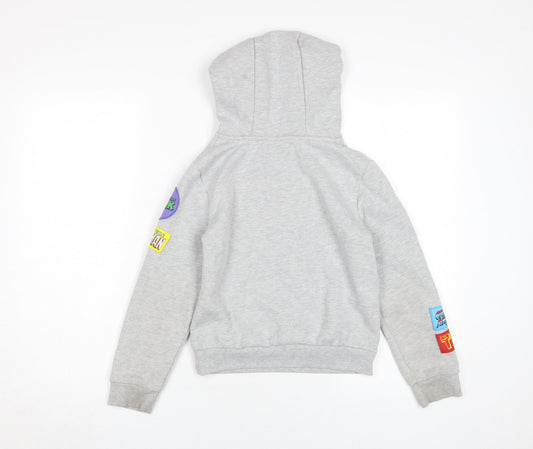 Marvel Boys Grey Pullover Hoodie 9-10 Years