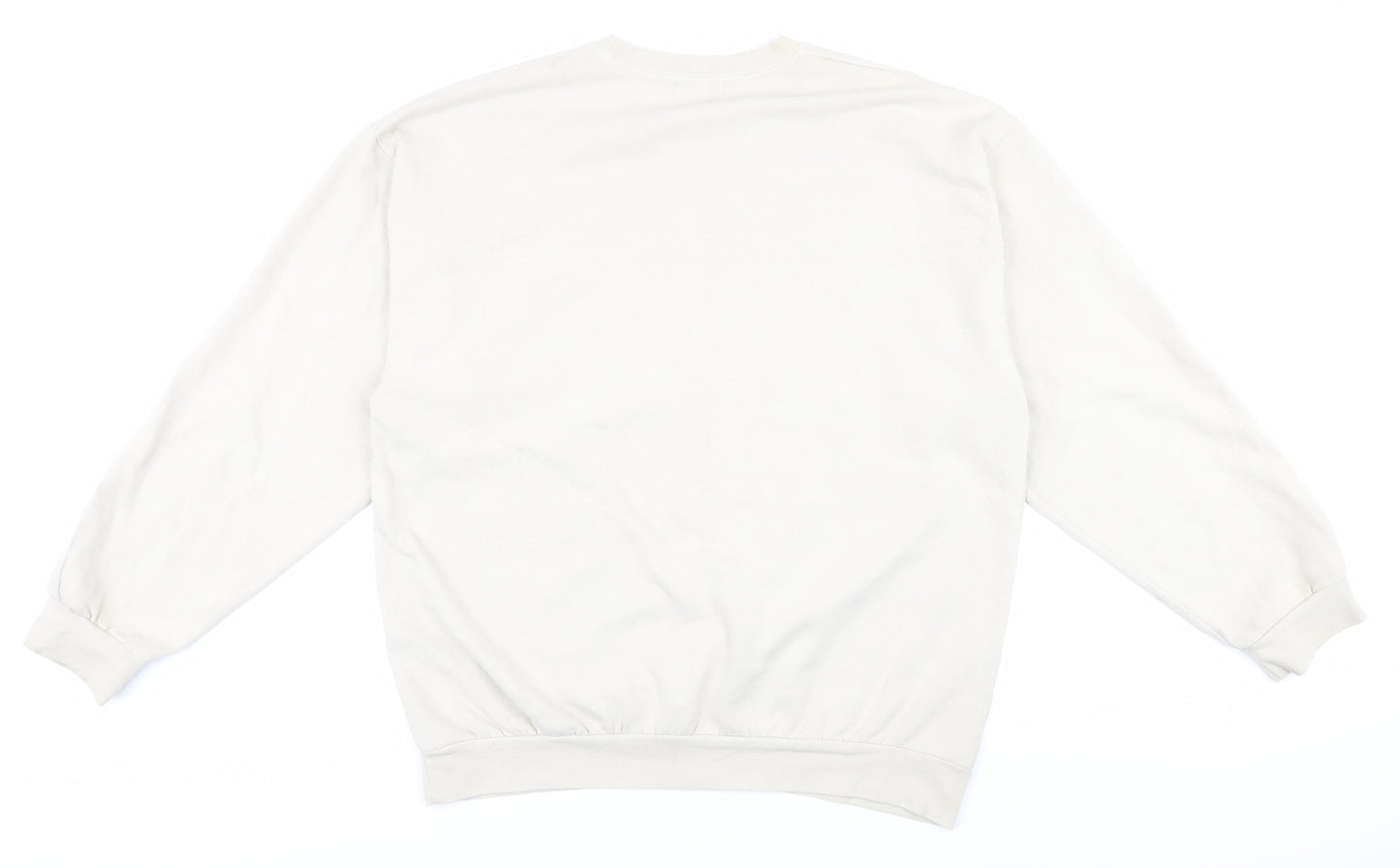 Topman Men's Beige Logo Sweatshirt M Pullover
