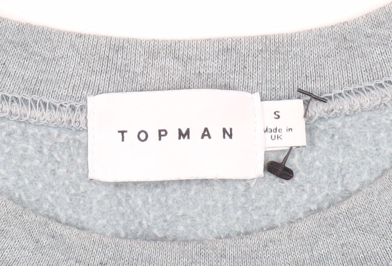 Topman Men's Grey S Pullover Knit Jumper Casual Wear