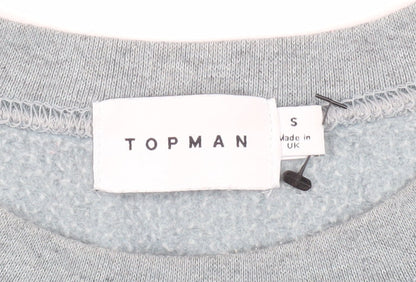 Topman Men's Grey S Pullover Knit Jumper Casual Wear
