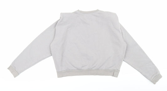 Unisex Adults UK Size S H&M Grey Pullover Jumper