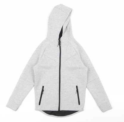 Urban NXT Boys Grey Hooded Track Jacket - 10 Years