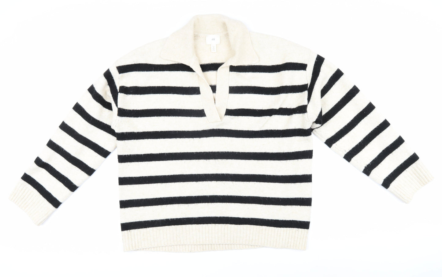 Womens UK Size S H&M Black Pullover Jumper