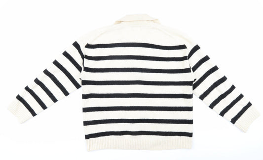 Womens UK Size S H&M Black Pullover Jumper