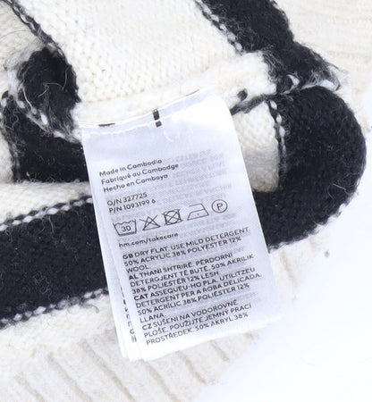 Womens UK Size S H&M Black Pullover Jumper