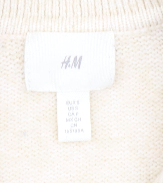Womens UK Size S H&M Black Pullover Jumper