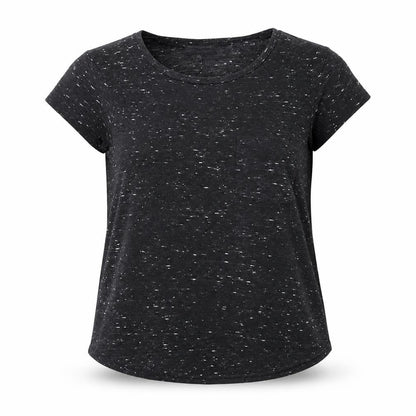 Warehouse Women's Black Basic T-Shirt, Size 6, Short Sleeve